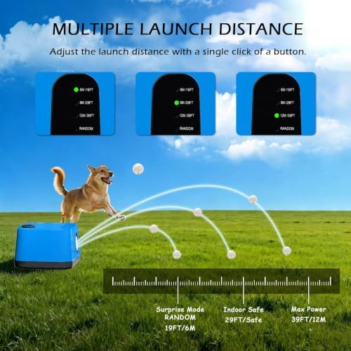 Automatic Dog Ball Launcher: Upgraded Auto/Manual Pet Ball Thrower Toy - Image 5