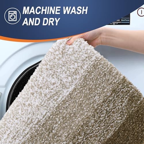 OLANLY Small Bathroom Rugs 24x16, Extra Soft Absorbent Microfiber Bath Rugs - Image 6