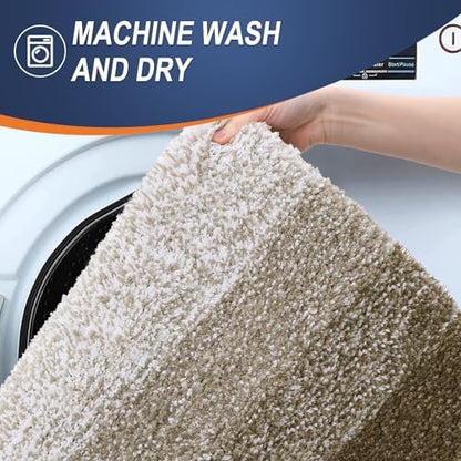 OLANLY Bathroom Runner Rug 70x24, Extra Soft Absorbent Microfiber Bath Rugs - Image 5