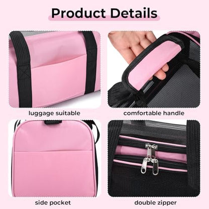 Cat, Dog Carrier for Small Medium Pet Carrier, Soft Sided Dog Bag Up to 12Lbs - Image 5