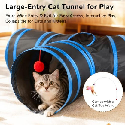 Tempcore Cat Tunnel, 3-Way Collapsible Toy - Image 4