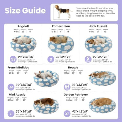 LE SURE Shown on TV Jacquard Donut Cute Small Dog Beds - Image 6