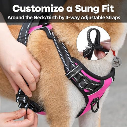 PoyPet No Pull Dog Harness Small, Reflective Vest - Image 4