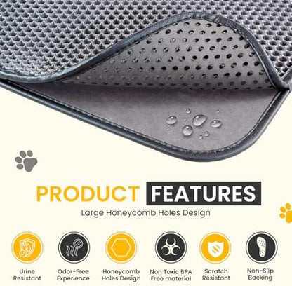 Andalus Brands Large Cat Litter Mat - Image 2