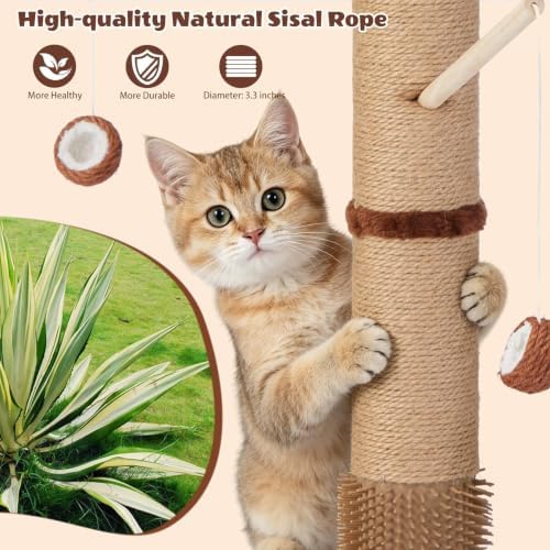46" Extra Tall Cat Scratching Post - Image 5