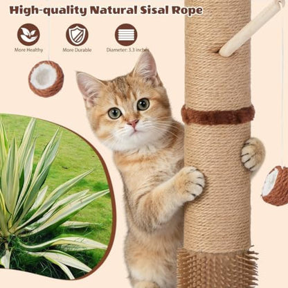 46" Extra Tall Cat Scratching Post - Image 5