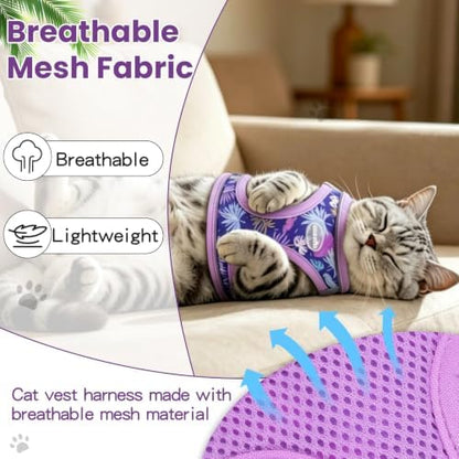 Cat Vest Harness and Leash Set, Escape Proof - Image 4