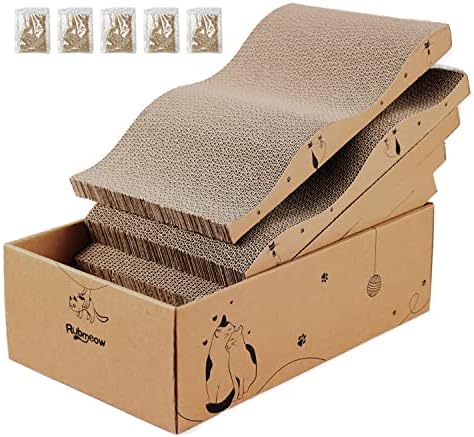 Cat Scratcher Cardboard Scratch Pad by RUBMEOW
