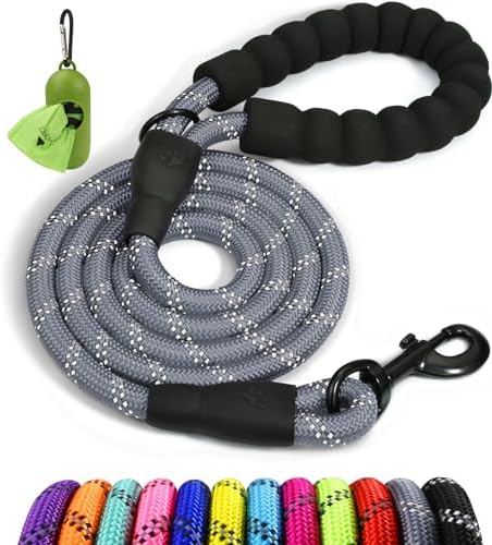 Taglory Rope Dog Leash for Small Medium Dogs, 6 FT Padded Handle by Taglory