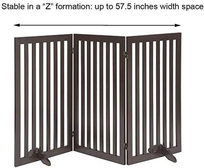 unipaws 36”H Free Standing Pet Gate - Image 5
