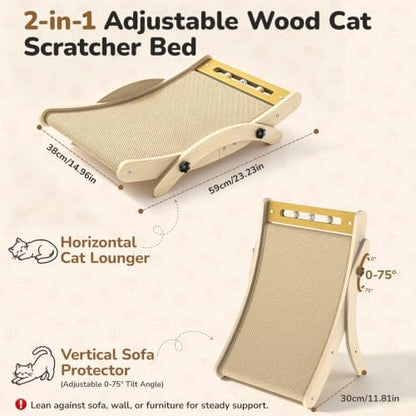 Cat Scratcher Bed for Large Cats - Image 2