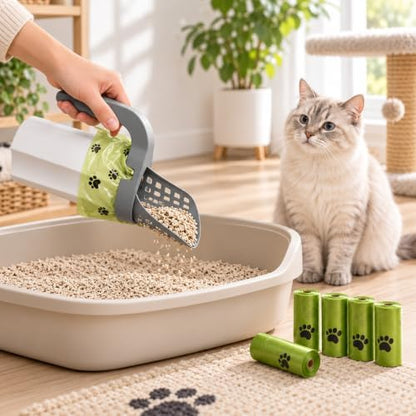 Cat Litter Scooper with Holder, Kitty Litter Scoop - Image 3