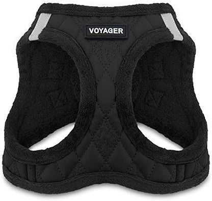 Voyager Step-In Plush Dog Harness – Soft Plush, Step In Vest Harness by BestPetSuppliesLLC