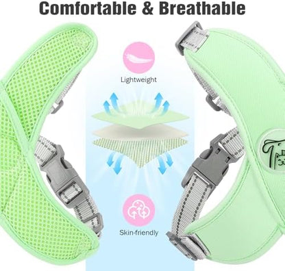 Pawaboo Small Dog Harness and Leash Set, Puppy Harness X-Frame Adjustable - Image 5