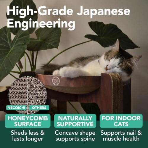Necoichi Cat Scratcher Tower for Indoor Cats - Image 4