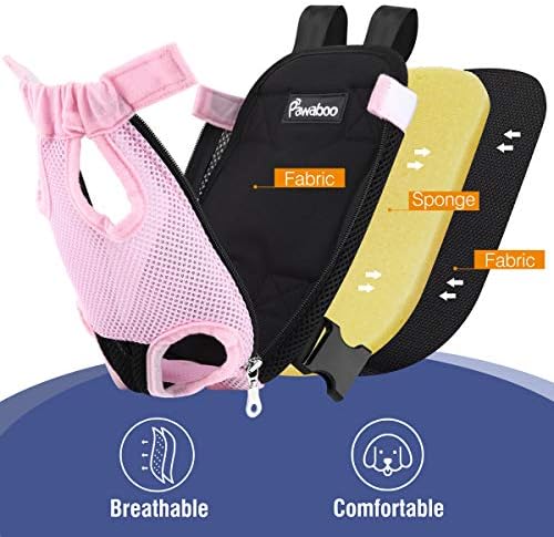 Pawaboo Pet Carrier Backpack, Adjustable Pet Front Cat Dog Carrier Backpack - Image 5