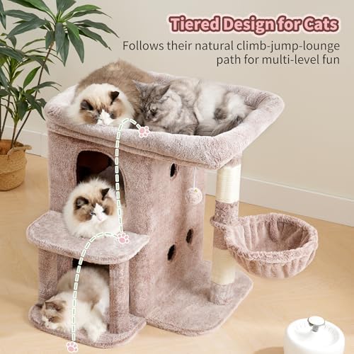 Heybly 26.3" Cat Tree for Large Cats - Image 5