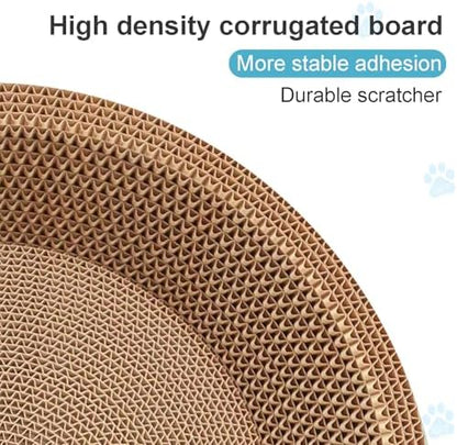 Cat Scratcher Bed 2PCS 23.6x14.9” Cardboard Cat Bed - Image 3