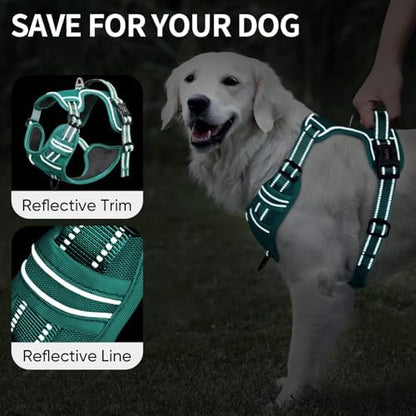 HEELE Dog Harness for Medium Dogs No Pull Dog Vest Harness - Image 3