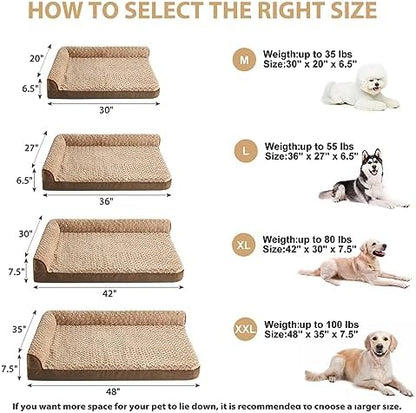 BFPETHOME Orthopedic Washable Dog Bed, Sleeping Couch - Image 5