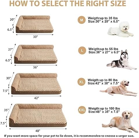 BFPETHOME Orthopedic Washable Dog Bed, Sleeping Couch - Image 5