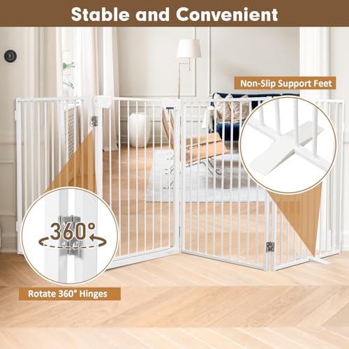 Metal Freestanding Dog Gates - Image 5