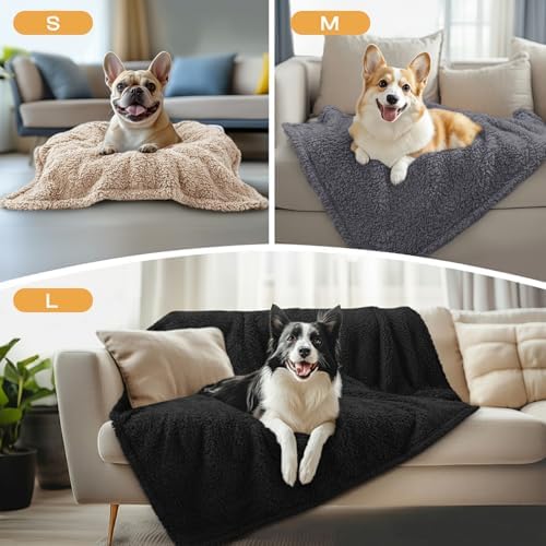 1 Pack 3 Calming Blankets Fluffy Premium Fleece Pet Blanket Soft Sherpa Throw - Image 3