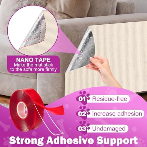 ENONCI 78.7x15.8 Cat Scratch Pad, Furniture Protector - Image 4