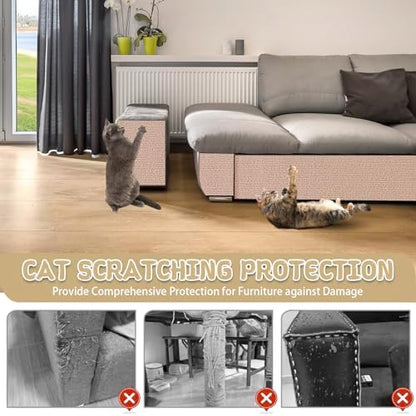 LSGCQ Cat Scratch Mat Self Adhesive Cat Scratch Furniture Protector - Image 5