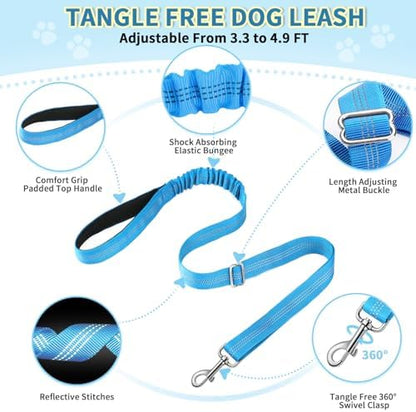 Lukovee Small Dog Harness and Leash Set, No Pull Soft Padded Vest - Image 3