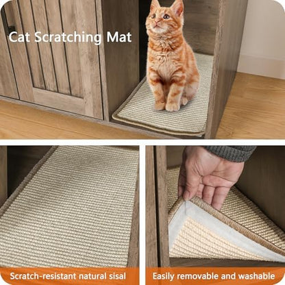 DWANTON Cat Litter Box Enclosure, - Image 5