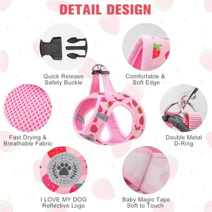BEAUTYZOO Dog Harness Medium Sized and Leash Set, No Pull Pet Vest - Image 3