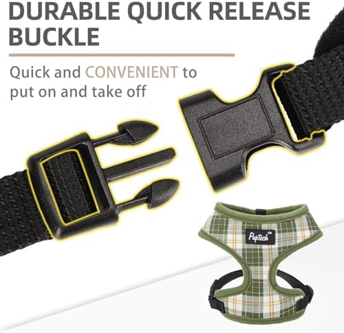 PUPTECK Small Dog Harness and Leash Set No Pull - Image 4