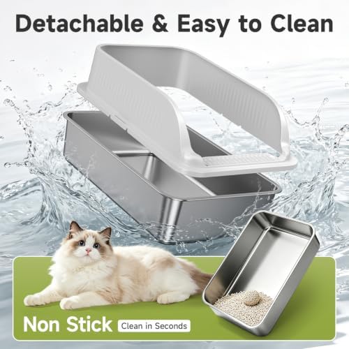 Stainless Steel Cat Litter Box - Image 6