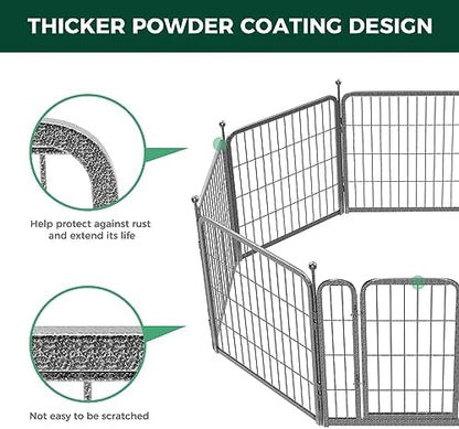 FXW Aster Dog Playpen Designed for Yard, 8 Panels - Image 4