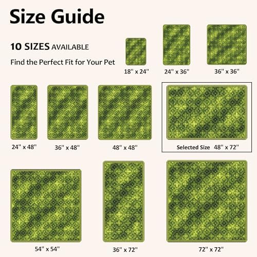 Washable Pee Pads for Dogs 48"x72" 2 Pack Reusable Puppy Potty Pad - Image 4