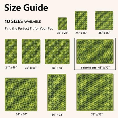 Washable Pee Pads for Dogs 48"x72" 2 Pack Reusable Puppy Potty Pad - Image 4