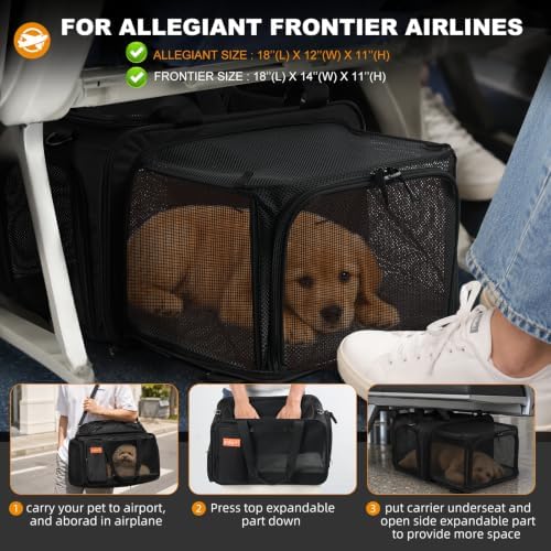pidipiti 18x12x11 top Expandable pet Carrier - Image 3