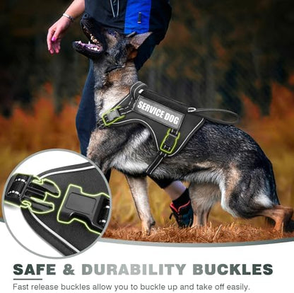 WINSEE Tactical Dog Harness, No Pull Dog Harness - Image 5