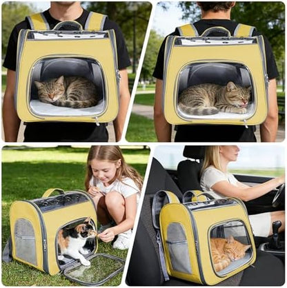 Airline Approved Cat Soft-Sided Carrier Backpack Up to 12 lbs - Image 7