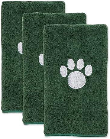 Bone Dry Pet Grooming, Embroidered Microfiber Towel Drying Collection, Hunter by BoneDry