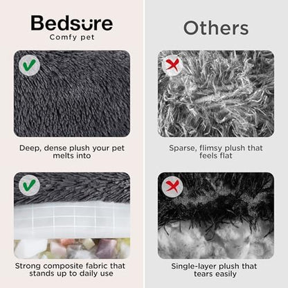 Bedsure SupportMax® Calming XL Dog Bed Extra Large Washable Pet Bed - Image 4