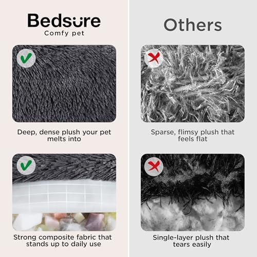 Bedsure SupportMax® Calming Dog Bed Medium Size Dog Washable Pet Bed - Image 4