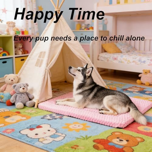 Dog Bed Mat - Reversible Dog Crate Bed Mats, Soft & Breathable Kennel Pad - Image 3