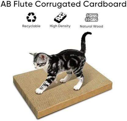 Cat Scratcher 2-Pack Refills, Large Cardboard Pads - Image 3