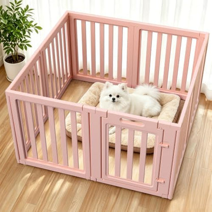 Dog Playpen Indoor, Puppy Playpen, 8 Panels by LoveTail