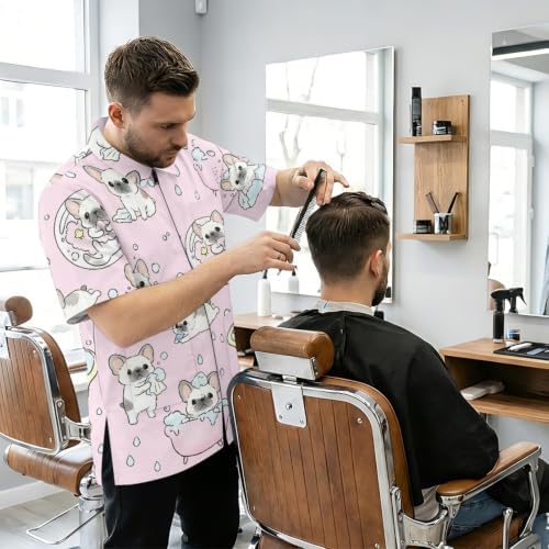 Funny Print Barber Jackets & Smocks - Image 3