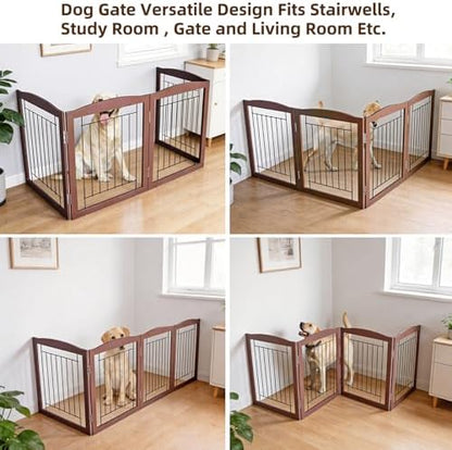 ZJSF Freestanding Foldable Dog Gate - Image 4