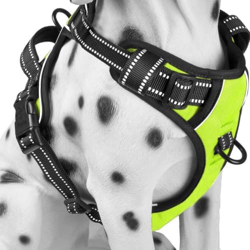 PoyPet No Pull Dog Harness Large, Reflective Vest by PoyPet