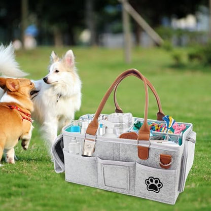 Felt Dog Grooming Bag, Portable Tote Bag - Image 7